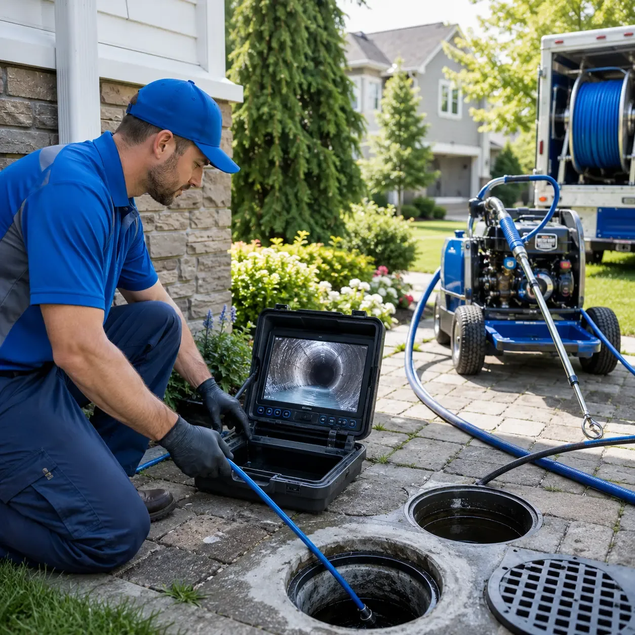 Outdoor drain cleaning professionals serving Trumansburg, NY